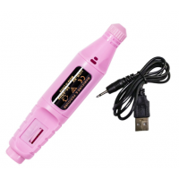 Фрезер міні ручка для манікюра USB Рожевий
